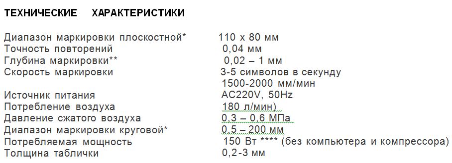ТЕХНИЧЕСКИЕ ХАРАКТЕРИСТИКИ ТЕХНИЧЕСКИЕ ХАРАКТЕРИСТИКИ